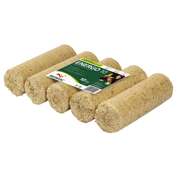 Holzbriketts rund mit Loch 1000kg